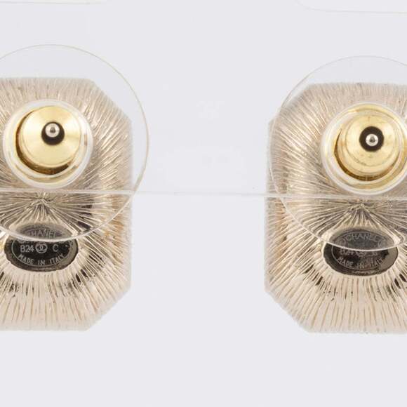 CHANEL Authentic Gold Earrings